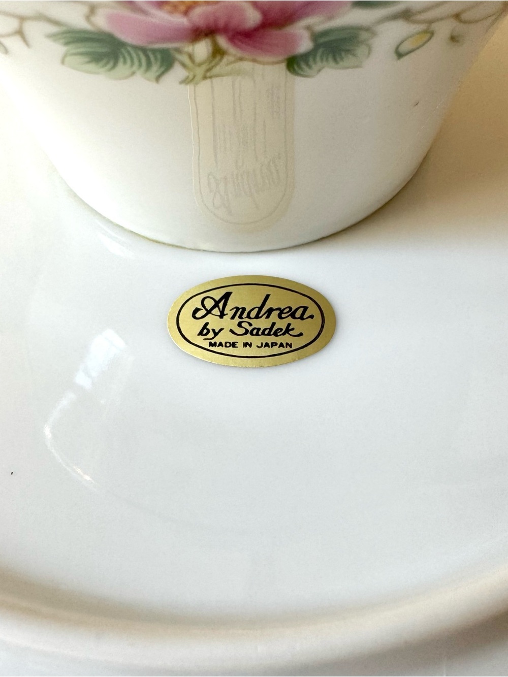 Andrea By Sadek Spring Night Ceramic Cake Plate with Server - Picture 6 of 16